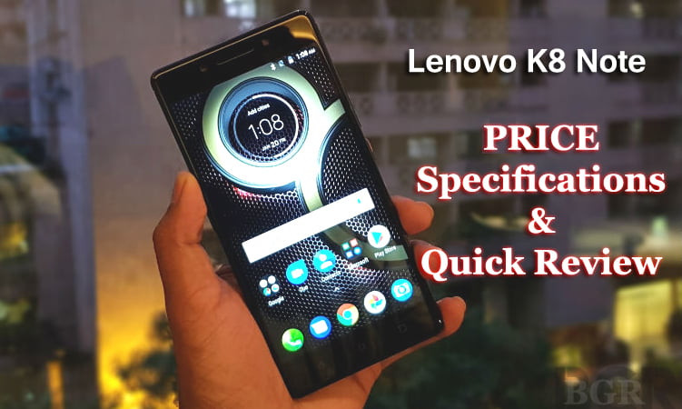 Lenovo K8 Note