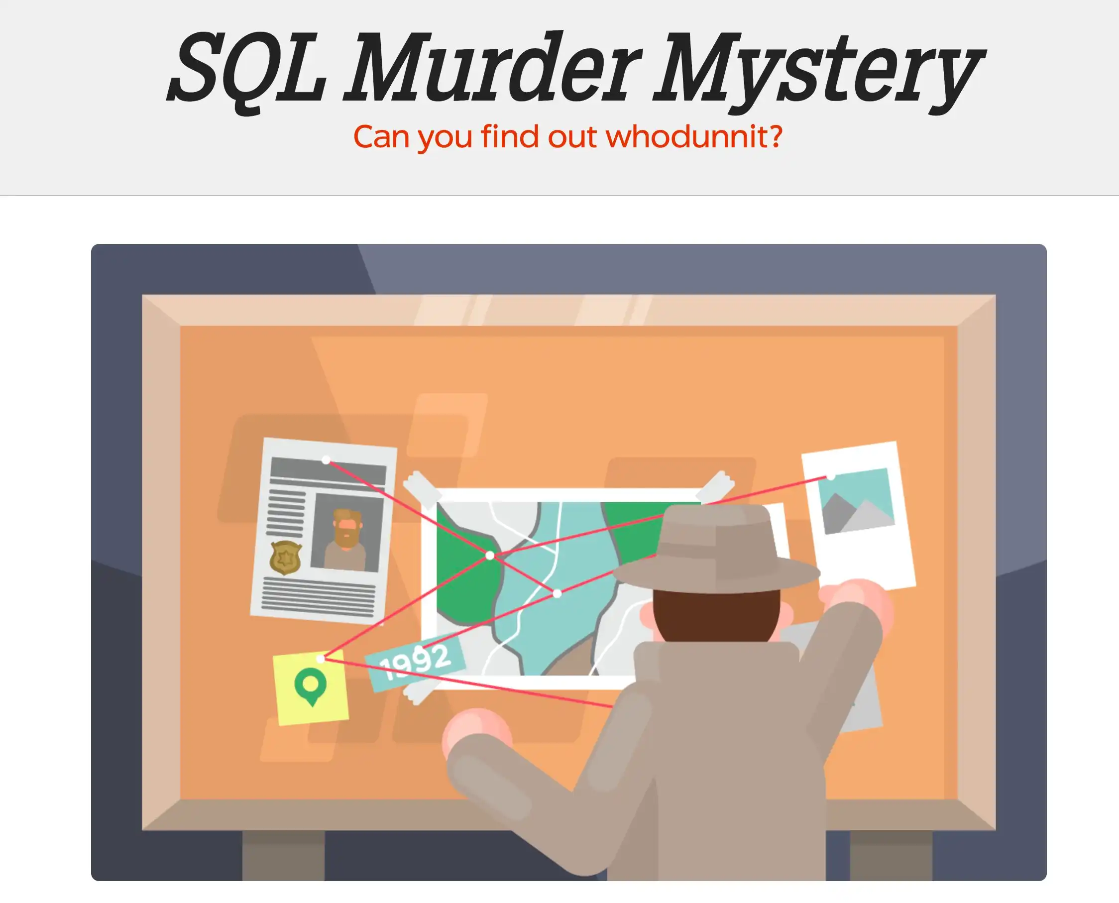 sql murder mystery game