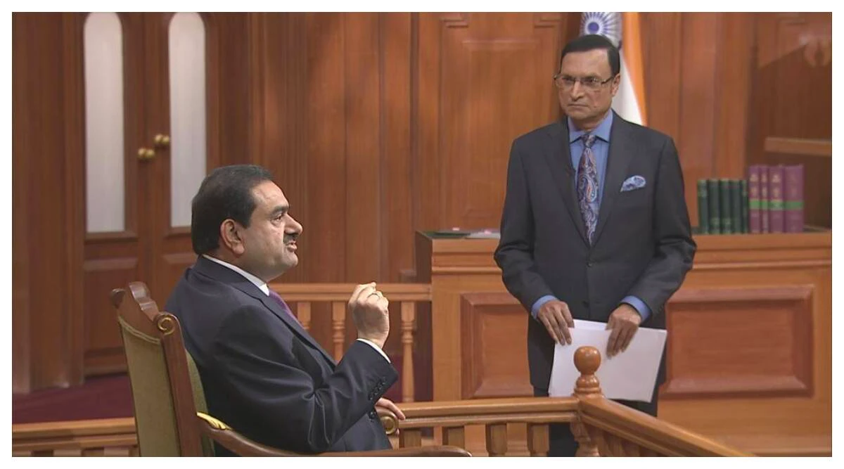 Gautam Adani in Rajat Sharma's Aap ki Adalat on India TV