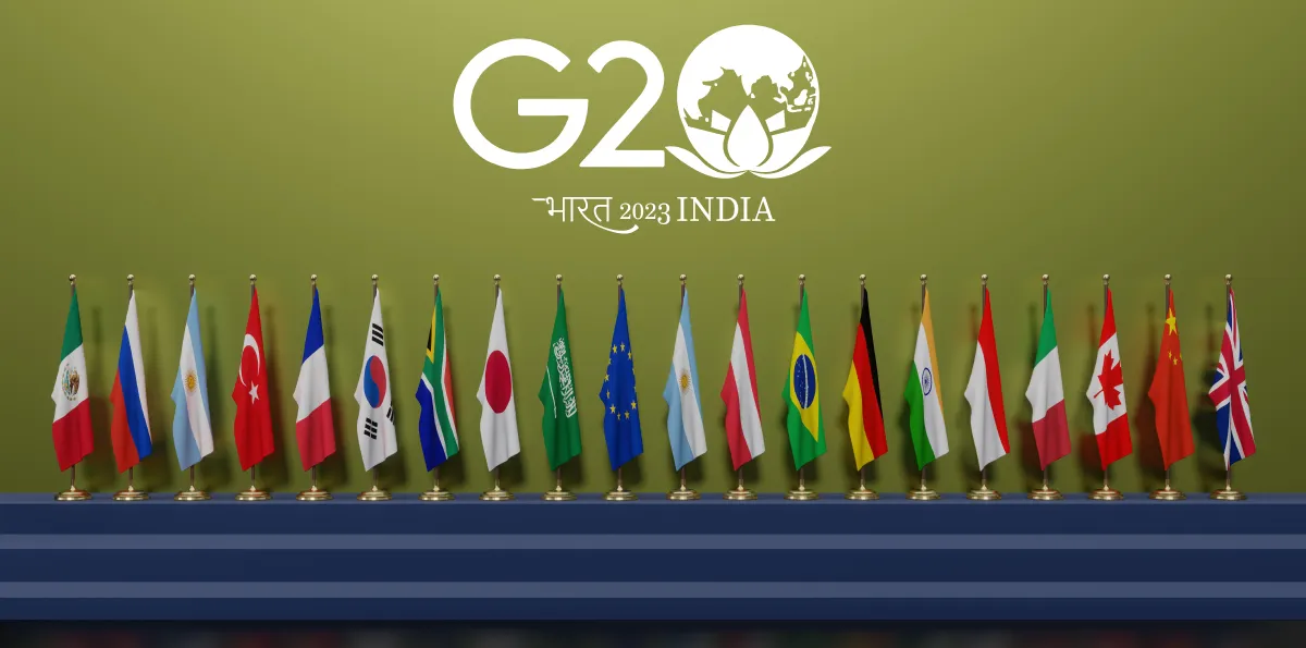 g20 india all flags