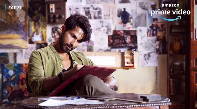 shahid kapoor's farzi poster