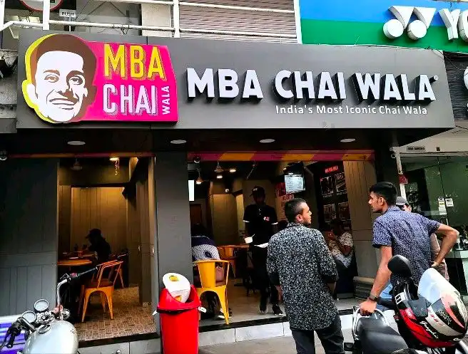 MBA chaiwala shop front area