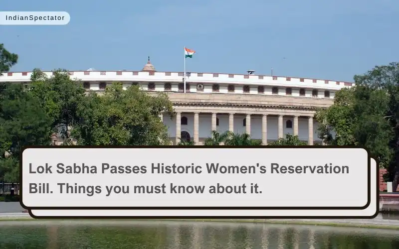 Women Reservation Bill approved by loksabha